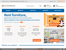 Tablet Screenshot of getfurnished.com